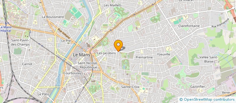 localisation de l'entreprise CHHIMTINCK  LE MANS