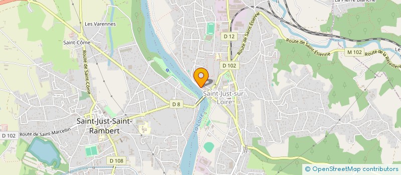 localisation de l'entreprise CHHOM - COBOS  SAINT-JUST-SAINT-RAMBERT