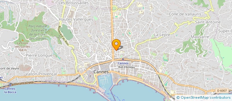 localisation de l'entreprise CHI EROS à CANNES