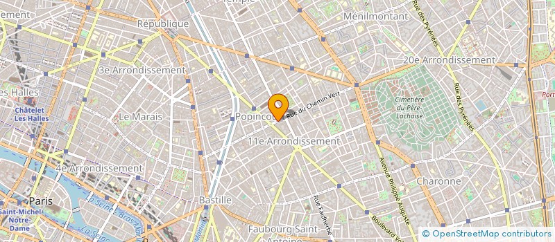 localisation de l'entreprise CHI EXPRESSE à PARIS