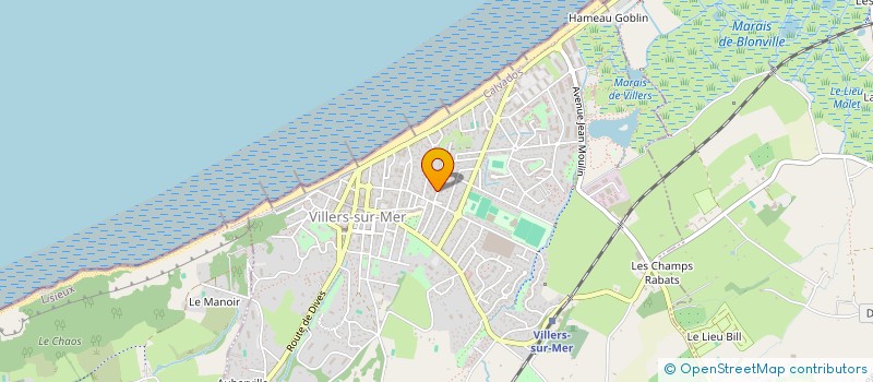 localisation de l'entreprise CHI GONG YI QUAN TAI CHI SANTE ET BIEN ETRE  VILLERS-SUR-MER