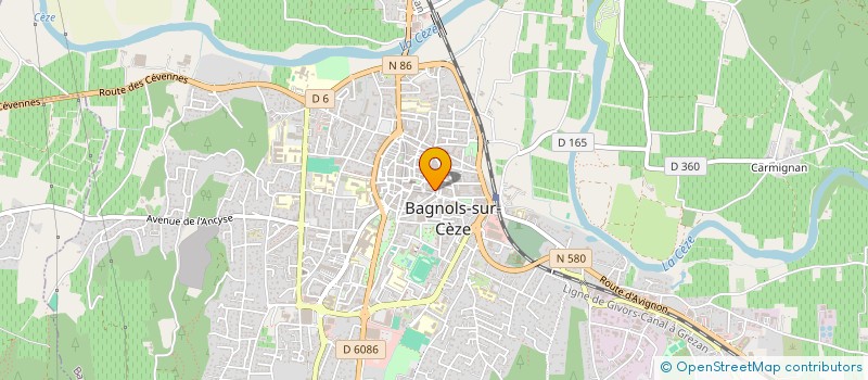 localisation de l'entreprise CHI RENOVATION à BAGNOLS-SUR-CEZE