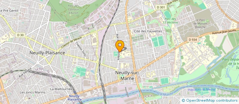 localisation de l'entreprise CHI TSEU à NEUILLY SUR MARNE