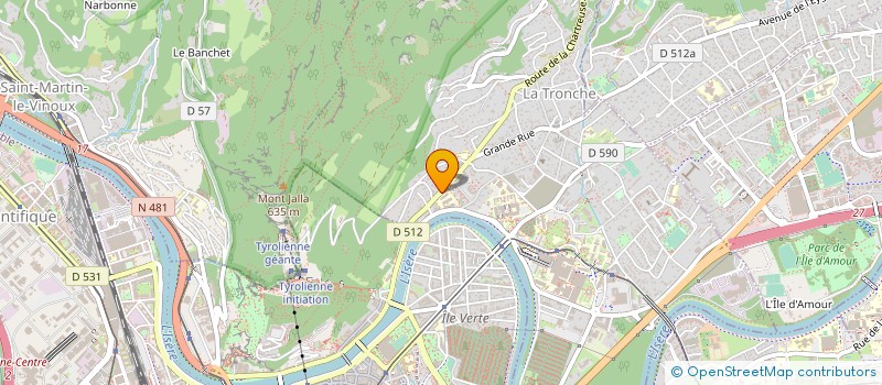 localisation de l'entreprise CHI VA PIANO  LA TRONCHE