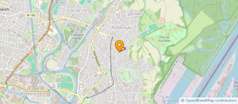 localisation de l'entreprise CHIACEL  STRASBOURG