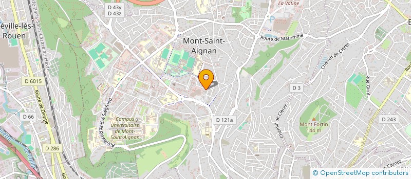 localisation de l'entreprise CHIAD SECURITE à MONT-SAINT-AIGNAN