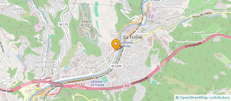 localisation de l'entreprise CHIAPPE FRERES à NICE