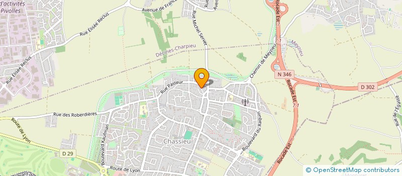 localisation de l'entreprise CHIARA  CHASSIEU