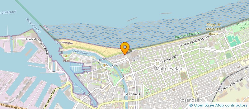 localisation de l'entreprise CHIARA à DUNKERQUE