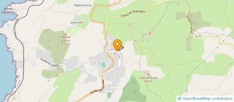 localisation de l'entreprise CHIARA DI LUNA à LUMIO