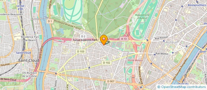 localisation de l'entreprise CHIARA FELLI SASU à BOULOGNE-BILLANCOURT