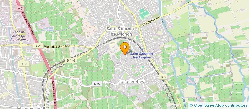 localisation de l'entreprise CHIARA IMMO  SAINT-SATURNIN-LES-AVIGNON