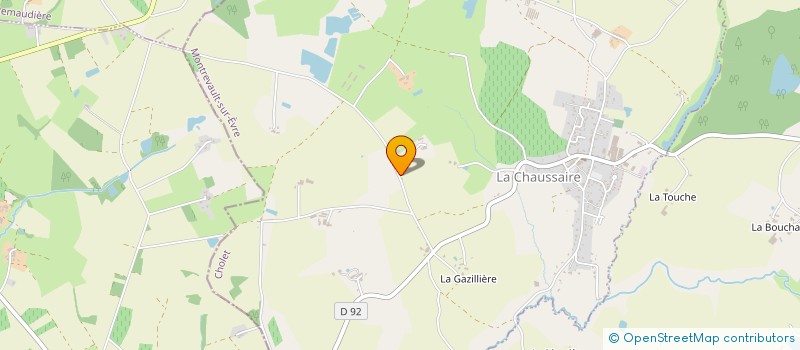 localisation de l'entreprise CHIARAMONTE INVEST à BEAUPREAU-EN-MAUGES