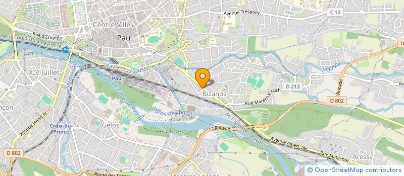 localisation de l'entreprise CHIARANA  BIZANOS