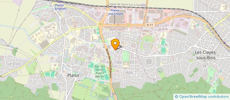 localisation de l'entreprise CHIARI ENERGIE à PLAISIR