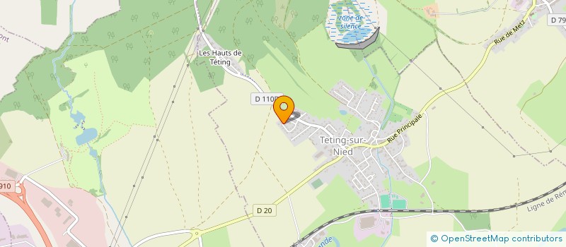 localisation de l'entreprise CHIARIZIA  TETING-SUR-NIED