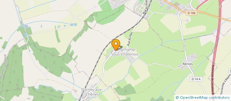 localisation de l'entreprise CHIAROTTO SPORT HORSES  LONGCHAMP-SOUS-CHATENOIS