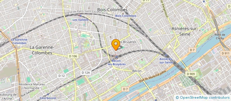 localisation de l'entreprise CHIBATY  ASNIERES-SUR-SEINE