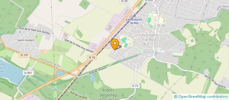 localisation de l'entreprise CHIBRA DRIVER  LES ESSARTS-LE-ROI