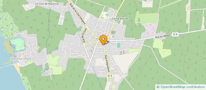 localisation de l'entreprise CHIC A CHIC à HOURTIN