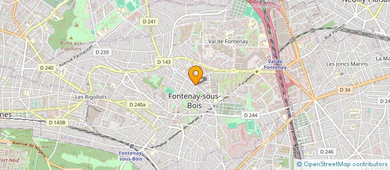 localisation de l'entreprise CHIC ACADEMY à FONTENAY-SOUS-BOIS