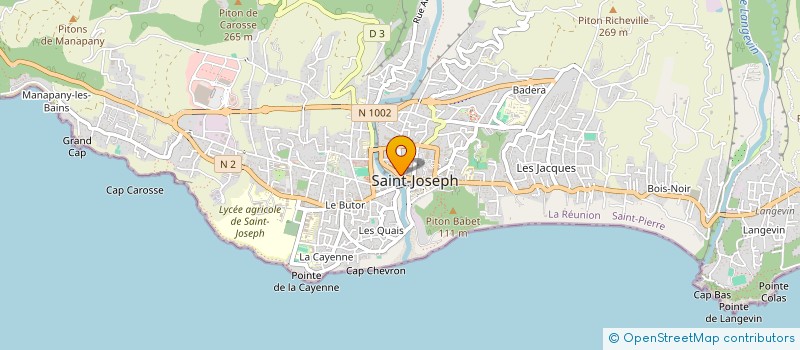 localisation de l'entreprise CHIC BARBER  SAINT-JOSEPH