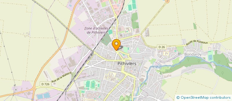 localisation de l'entreprise CHIC BAZAR  PITHIVIERS