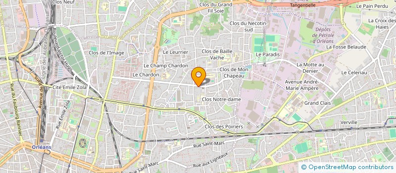 localisation de l'entreprise CHIC & BEAU à ORLEANS