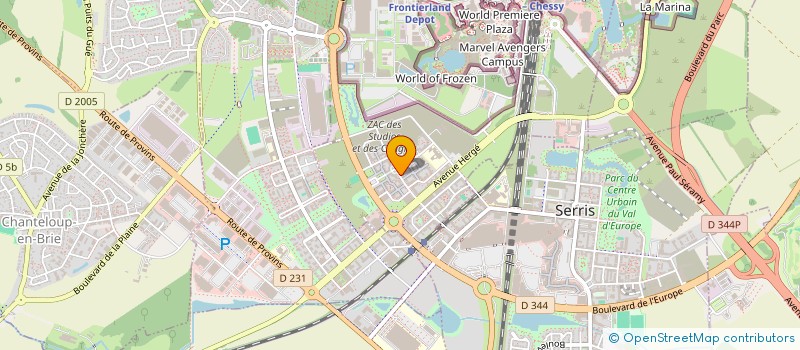 localisation de l'entreprise CHIC & BON  CHESSY