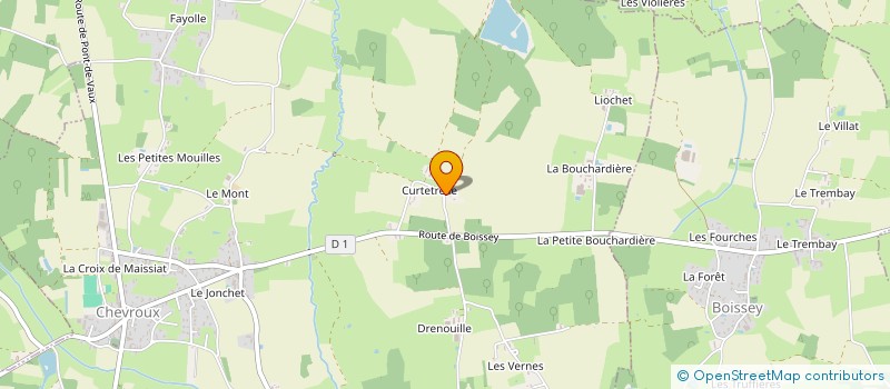 localisation de l'entreprise CHIC BUSINESS  CHEVROUX