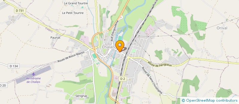 localisation de l'entreprise CHIC DAYS SARL à CHALAIS
