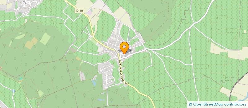 localisation de l'entreprise CHIC DISCOUNT  CRAMANT