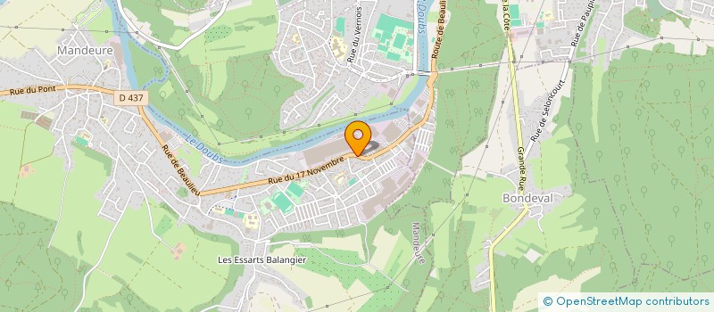 localisation de l'entreprise CHIC EAT  MANDEURE