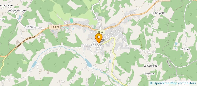 localisation de l'entreprise CHIC ET BELLE  THENON