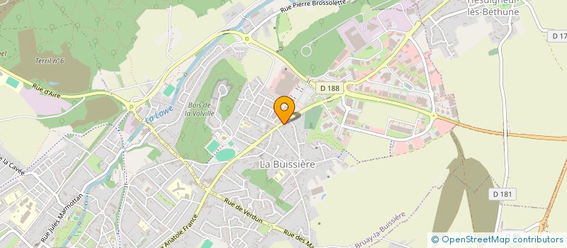 localisation de l'entreprise CHIC ET BRANCHE à BRUAY-LA-BUISSIERE
