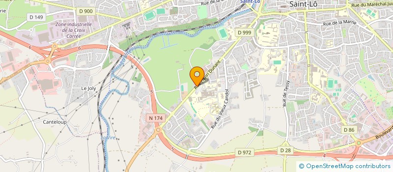 localisation de l'entreprise CHIC ET CHARME COIFFURE  SAINT-LO