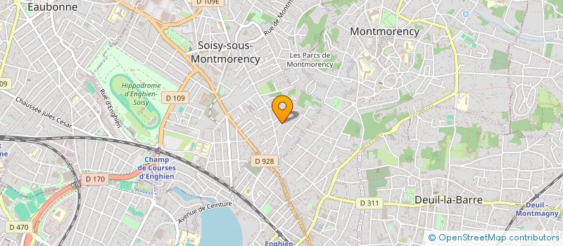 localisation de l'entreprise CHIC ET CHOC NGADJOU  SOISY-SOUS-MONTMORENCY