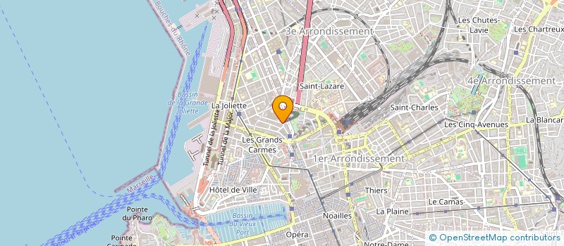 localisation de l'entreprise CHIC ET JEUNE à MARSEILLE