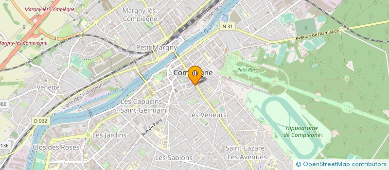 localisation de l'entreprise CHIC ET STOCK à COMPIEGNE