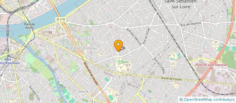 localisation de l'entreprise CHIC FACTORY  SAINT-SEBASTIEN-SUR-LOIRE