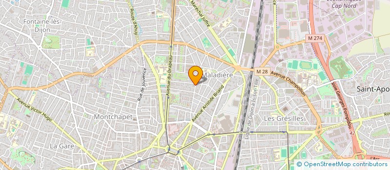 localisation de l'entreprise CHIC IMMO à DIJON