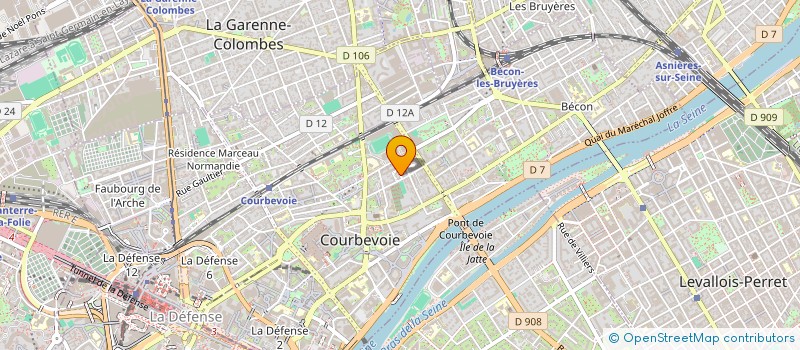 localisation de l'entreprise CHIC & LUXE à COURBEVOIE