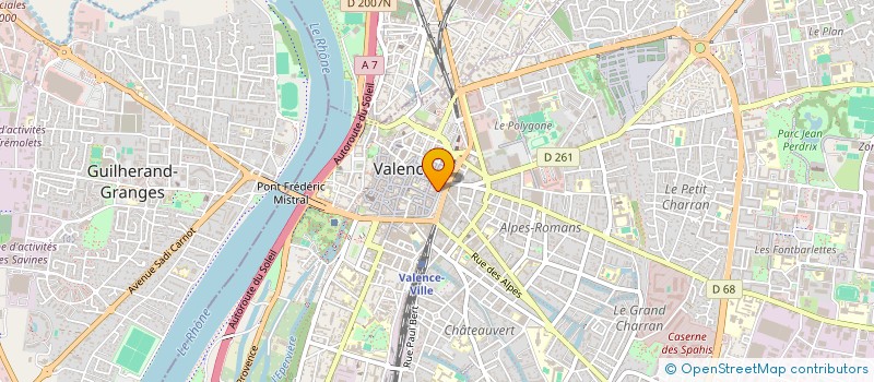 localisation de l'entreprise CHIC MODE  VALENCE