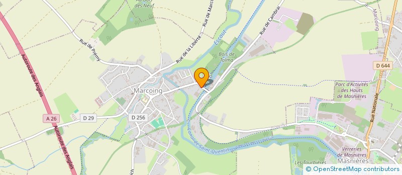 localisation de l'entreprise CHIC'ON FETE L'ENDIVE  MARCOING