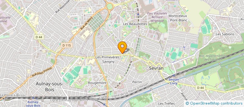localisation de l'entreprise CHIC OPTIQUE à SEVRAN