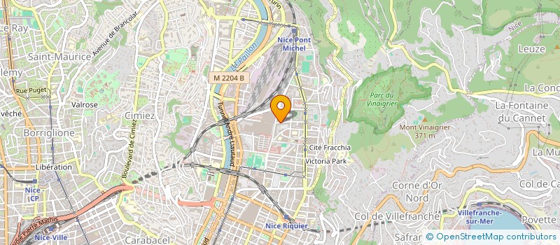 localisation de l'entreprise CHIC PAINT  NICE