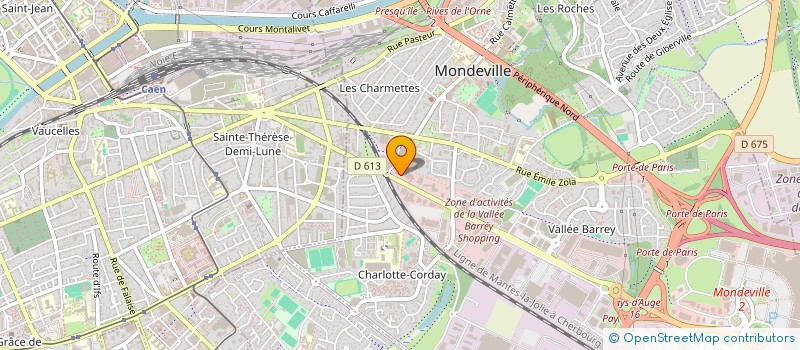 localisation de l'entreprise CHIC PAS CHER RIDEAUX à MONDEVILLE