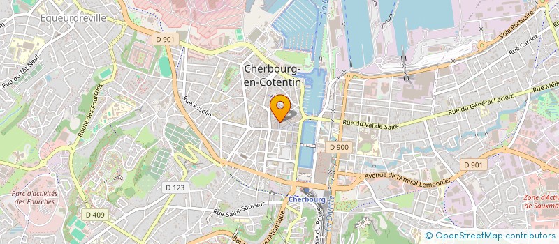 localisation de l'entreprise CHIC'PETONS SARL à CHERBOURG-EN-COTENTIN