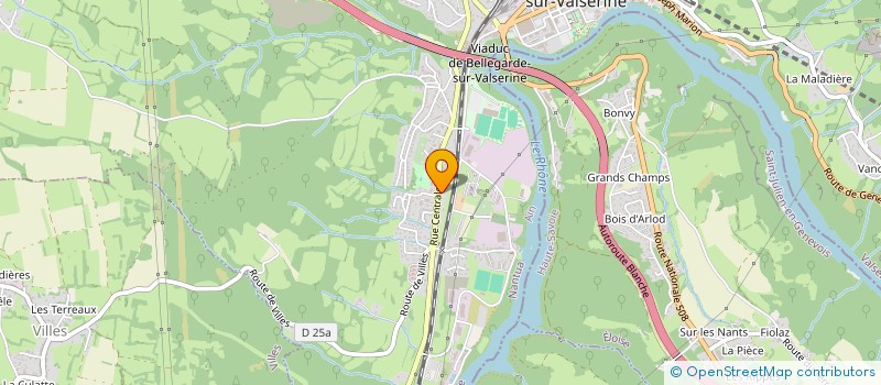 localisation de l'entreprise CHIC PLANETE  CHATILLON EN MICHAILLE