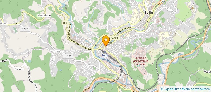 localisation de l'entreprise CHIC & RONDE  TULLE